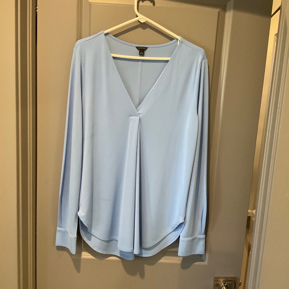 Ann Taylor Blue Blouse